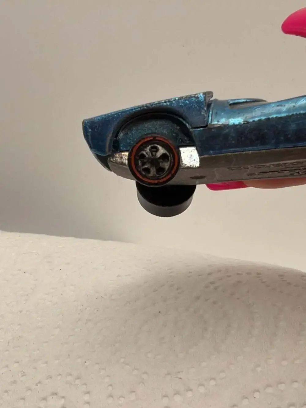 Hot Wheels Redline Turbofire Vintage 1968 Light Blue Diecast Toy Car